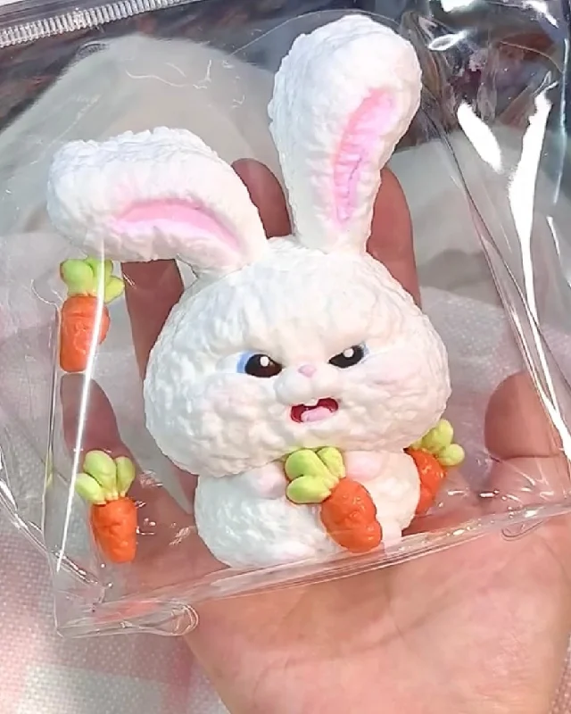 Rabbit Snowball Squishy Stress Relief Decompression Toy