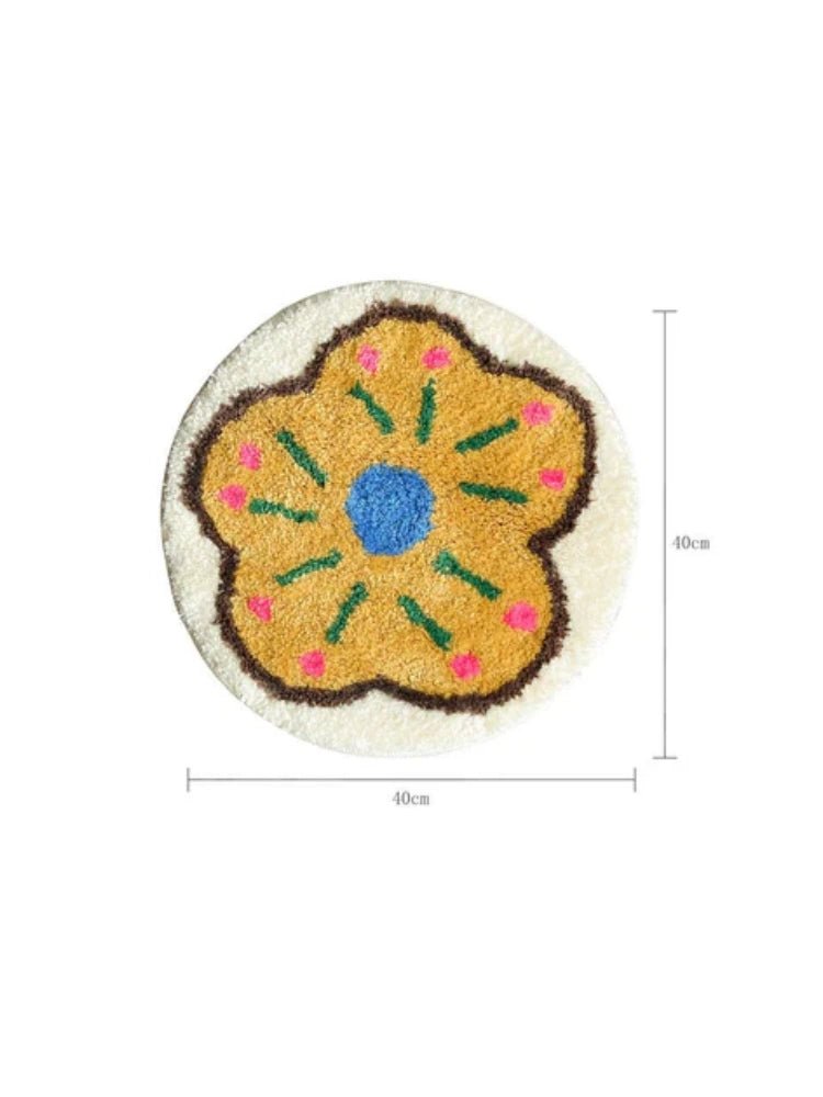 Round Flower Cushions