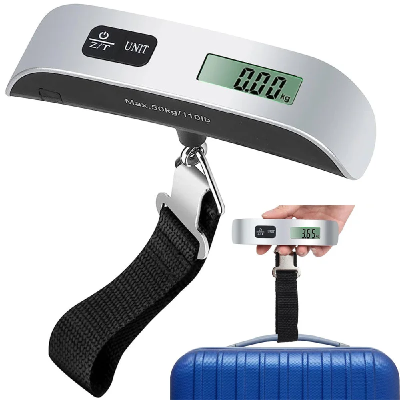 1 Digital Luggage Scale Baggage Travel Portable Suitcase Bag Weight 50kg 110lb