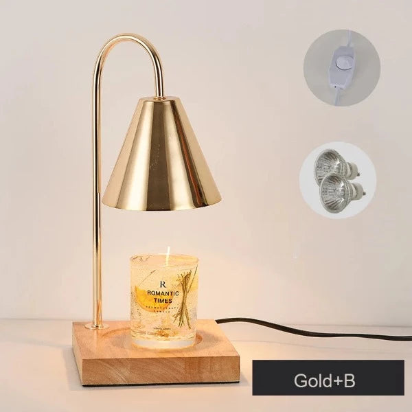 Gold/Natural Wood