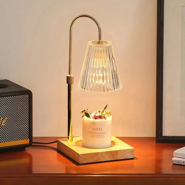 Candle Warmer Lamp with Timer & Dimmer – 1H/2H/4H Auto-Off, 2 Bulbs, Elegant Design, Gift for Mom Candle Warmer Lamp with Timer & Dimmer – 1H/2H/4H Auto-Off, 2 Bulbs, Elegant Design, Gift for Mom