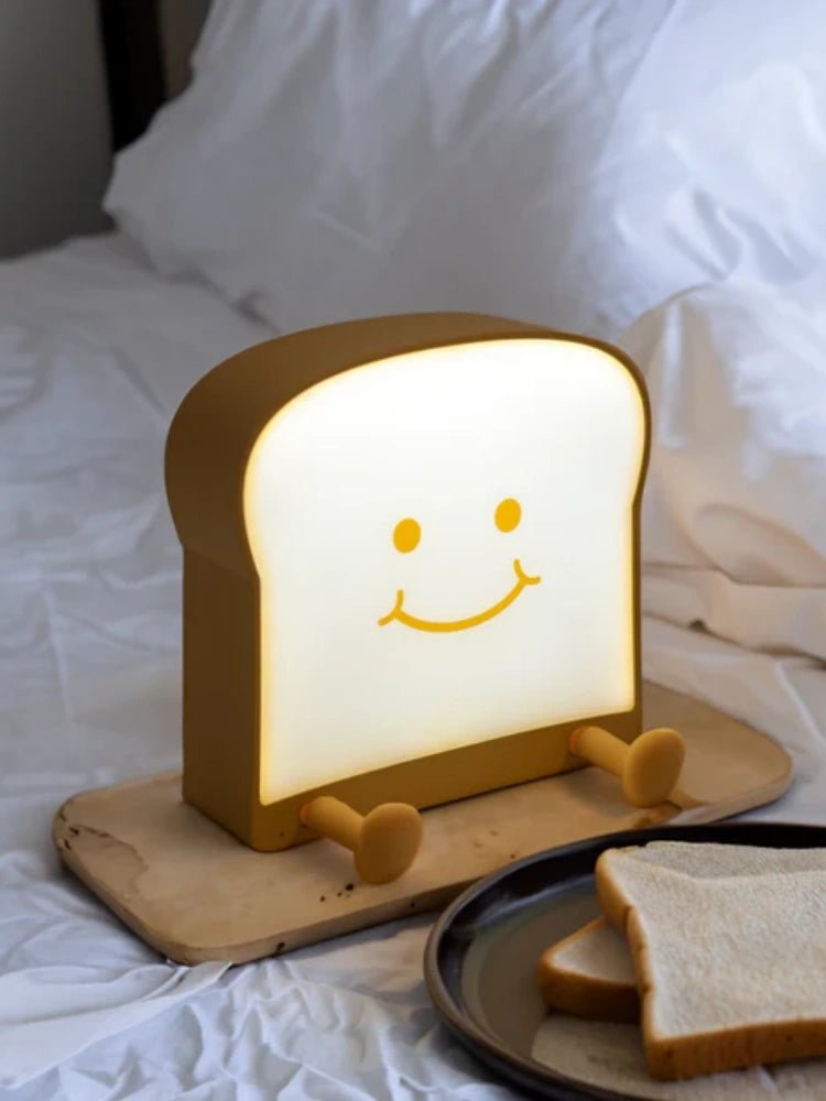 Toast Cute Night Lamp & Phone Stand Holder