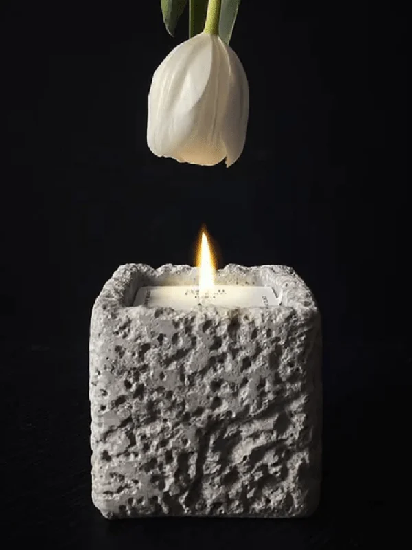 Stone Scented Candle Decoration