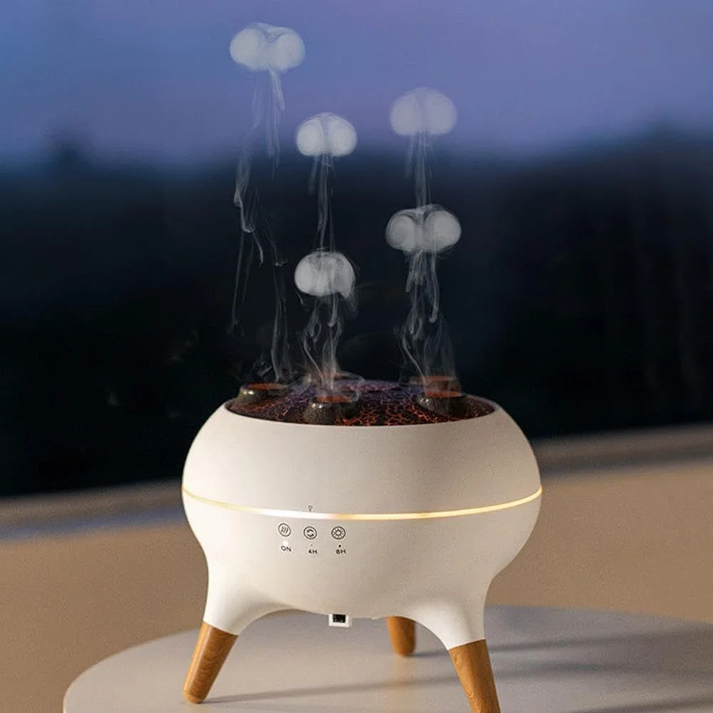Aromatherapy Diffuser 250ML – Jellyfish Humidifier with 7-Color LED, Remote Control