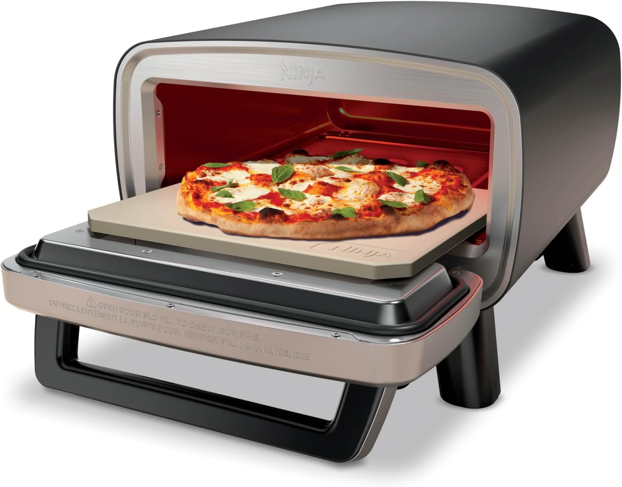 Electric Outdoor Pizza Oven – 12-Inch, 700°F Fast-Heating Pizza Cooker for Thin Crust & Deep Dish St