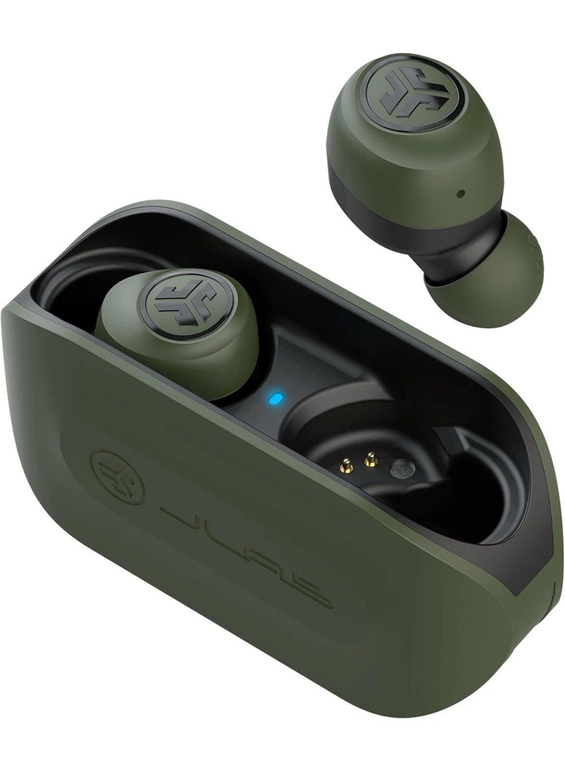 JLab Go Air True Wireless Bluetooth Earbuds + Charging Case, Green