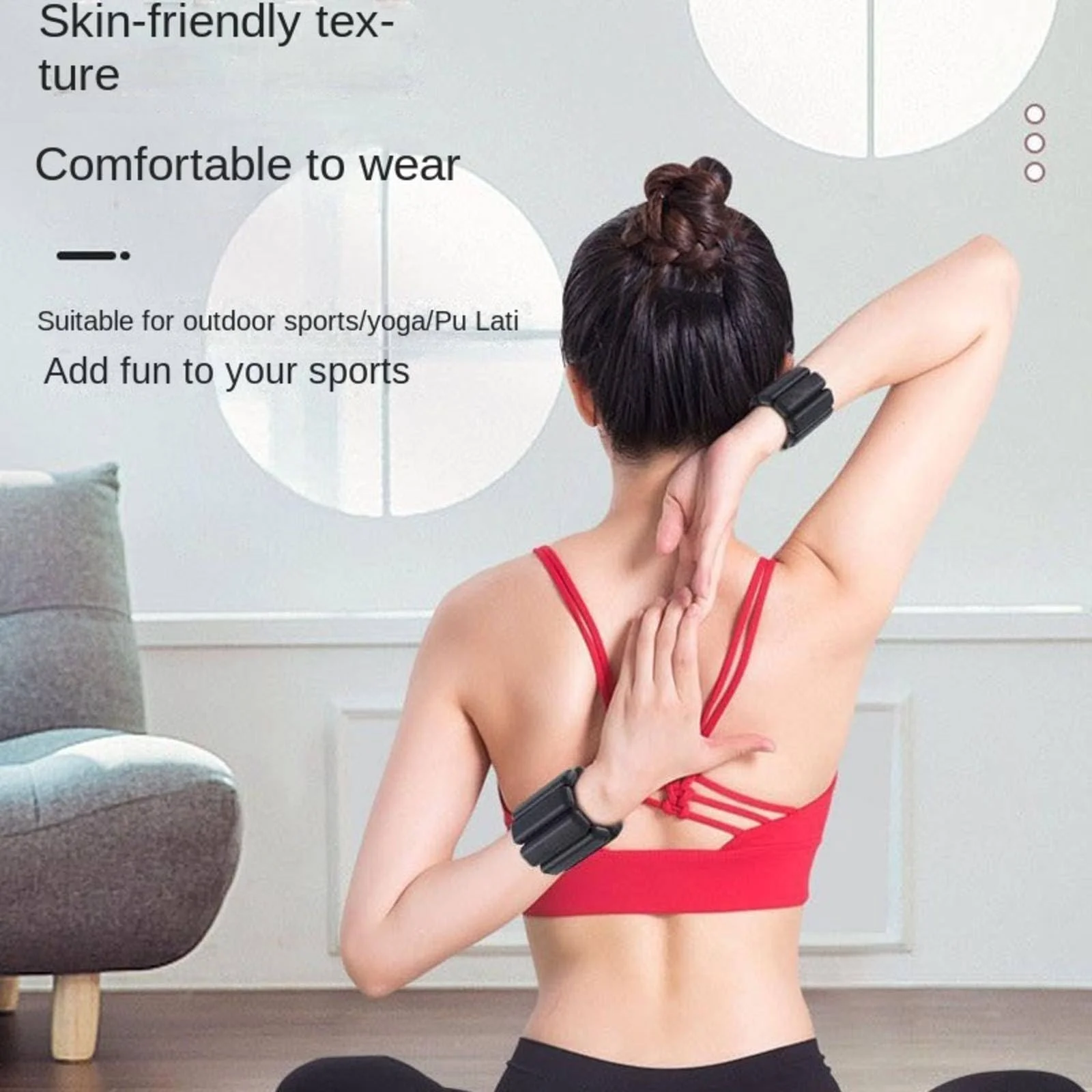 Silicone Weighted Fitness Bracelet – Adjustable Wrist & Leg Band for Yoga, Running, Training Silicone Weighted Fitness Bracelet – Adjustable Wrist & Leg Band for Yoga, Running, Training