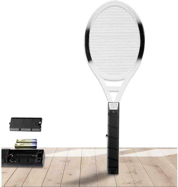 Powerful Electric Mosquito Swatter Strong Voltage Shock No Hornet Trap Bug Zapper Pest Control Camping Indoor Fly Swatter Kitchen Bedroom Dining Room Battery Single Net Electric Mosquito Swatter Powerful Electric Mosquito Swatter Strong Voltage Shock No Hornet Trap Bug Zapper Pest Control Camping Indoor Fly Swatter Kitchen Bedroom Dining Room Battery Single Net Electric Mosquito Swatter