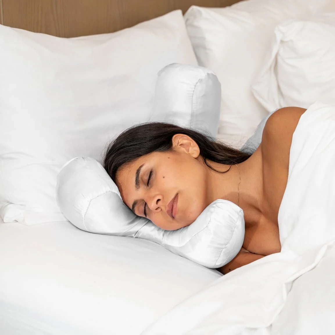 Flawless Face Pillow + Free White Satin Pillowcase! Beauty Sleep, Anti Wrinkles-Aging, Back Sleeping Flawless Face Pillow + Free White Satin Pillowcase! Beauty Sleep, Anti Wrinkles-Aging, Back Sleeping
