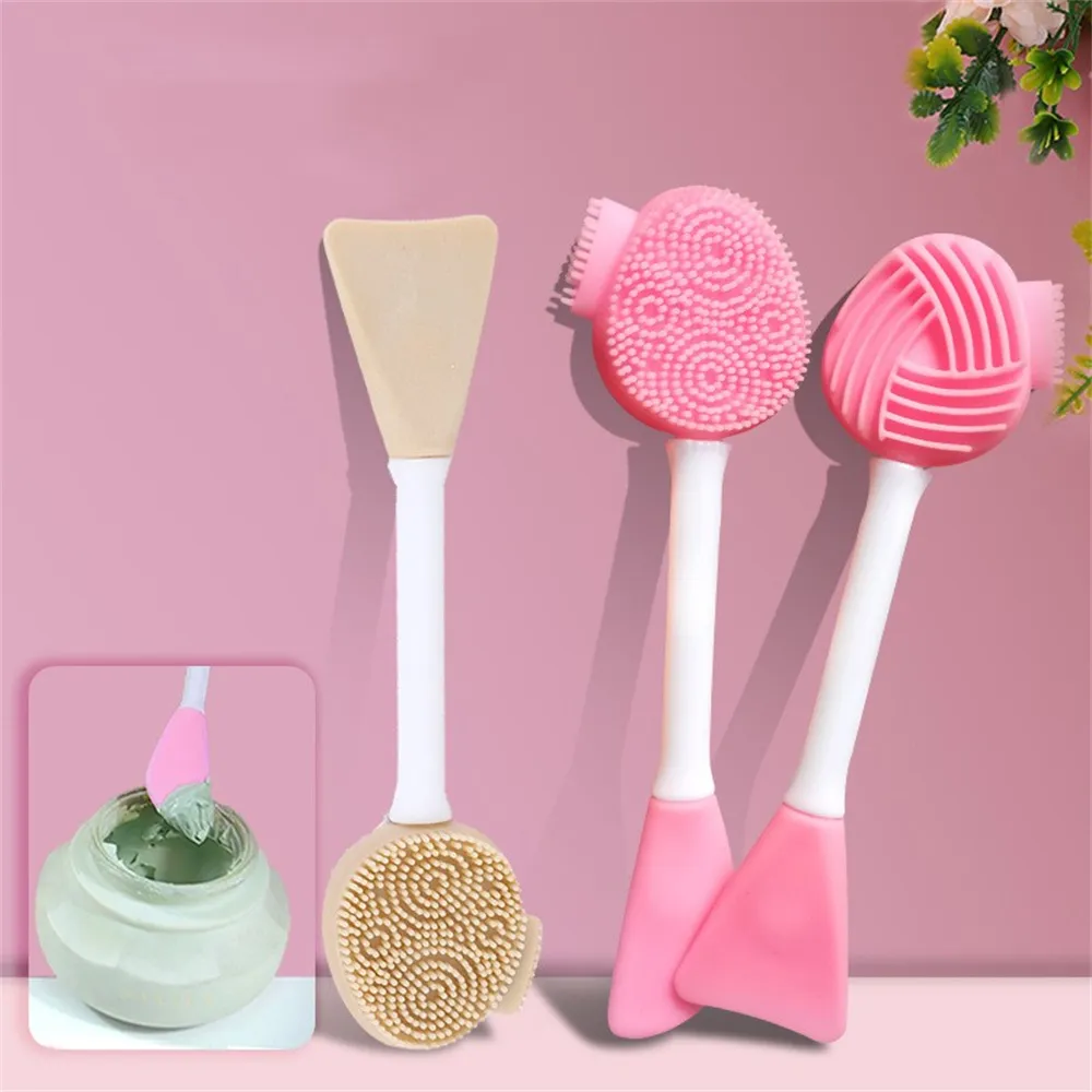 Silicone Face Scrubber & Makeup Brush Set - 4-in-1 Facial Cleansing Brush for Gentle Exfoliating, Pore Cleansing & Blackhead Removal (XB1) Silicone Face Scrubber & Makeup Brush Set - 4-in-1 Facial Cleansing Brush for Gentle Exfoliating, Pore Cleansing & Blackhead Removal (XB1)