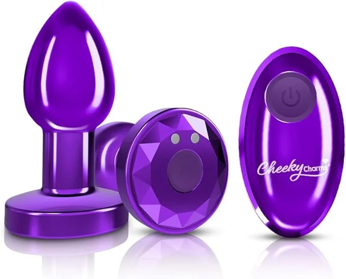 CHEEKY CHARMS SMALL PURPLE PLUG