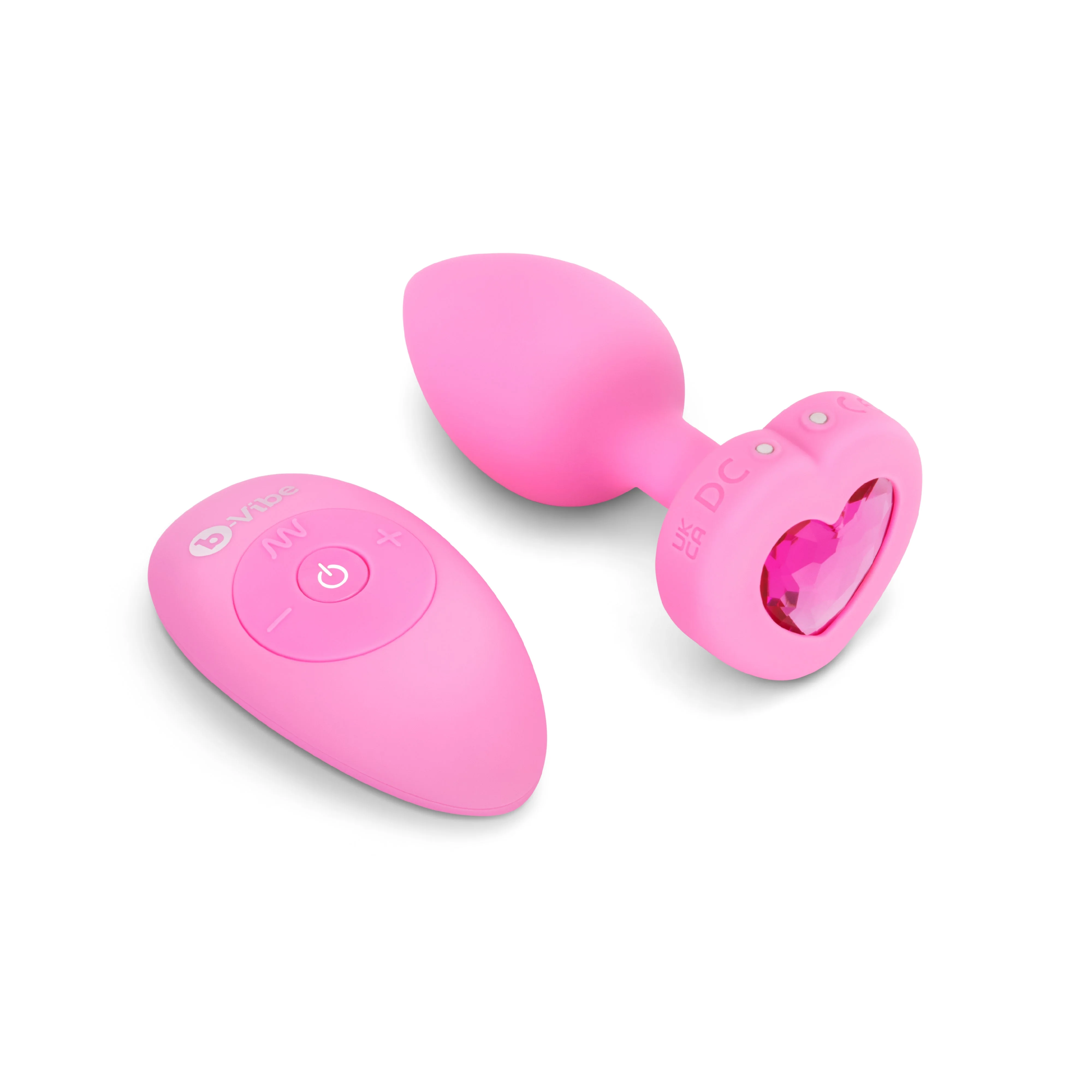 VIBRATING ANAL PLUG HEART SMALL