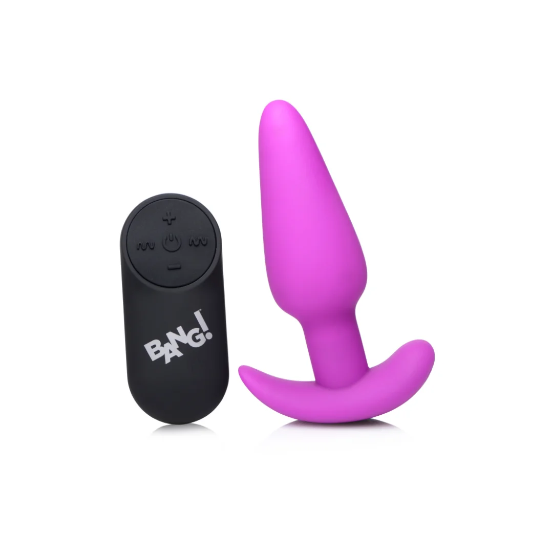 BANG! ULTRA ANAL PLUG WITH REMOTE PURPLE