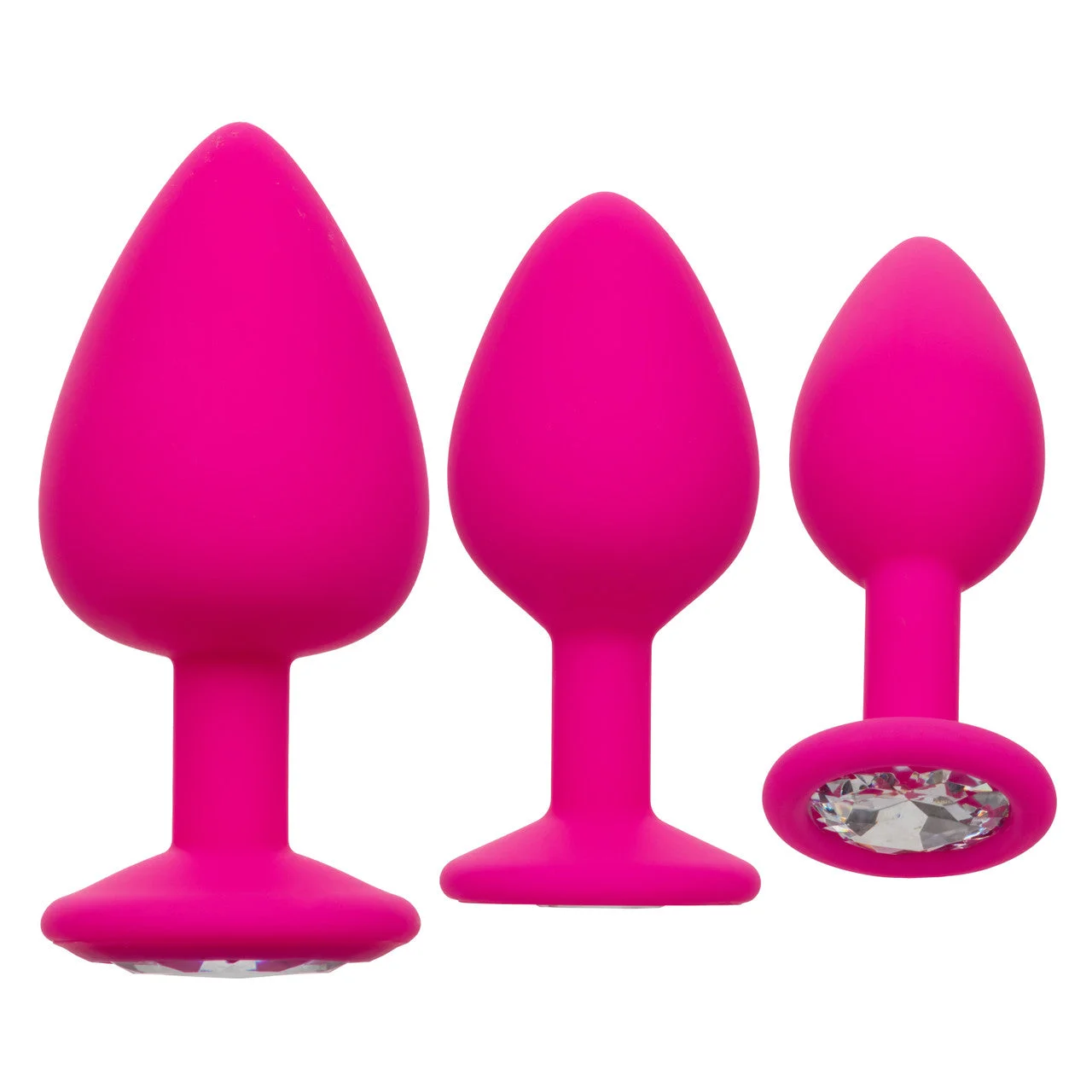 CHEEKY GEMS 3 PIECE PLUG PINK