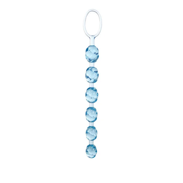 SWIRL PLEASURE BEADS BLUE