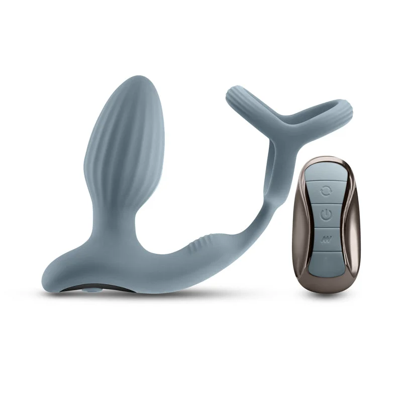 RENEGADE PINNACLE VIBRATING ANAL TUGGER GRAY