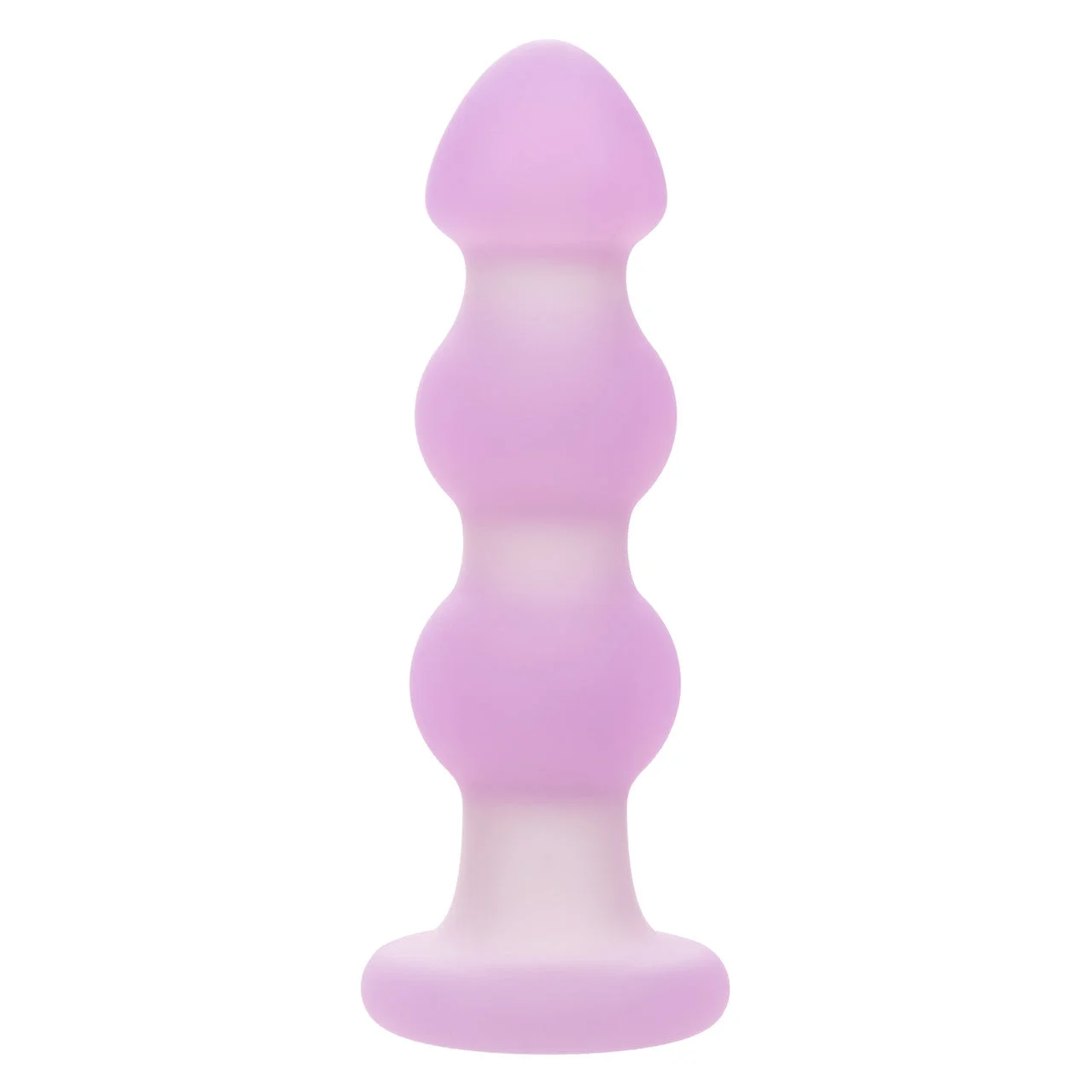 LAVENDER HAZE BEADED VIBRATING ANAL PROBE