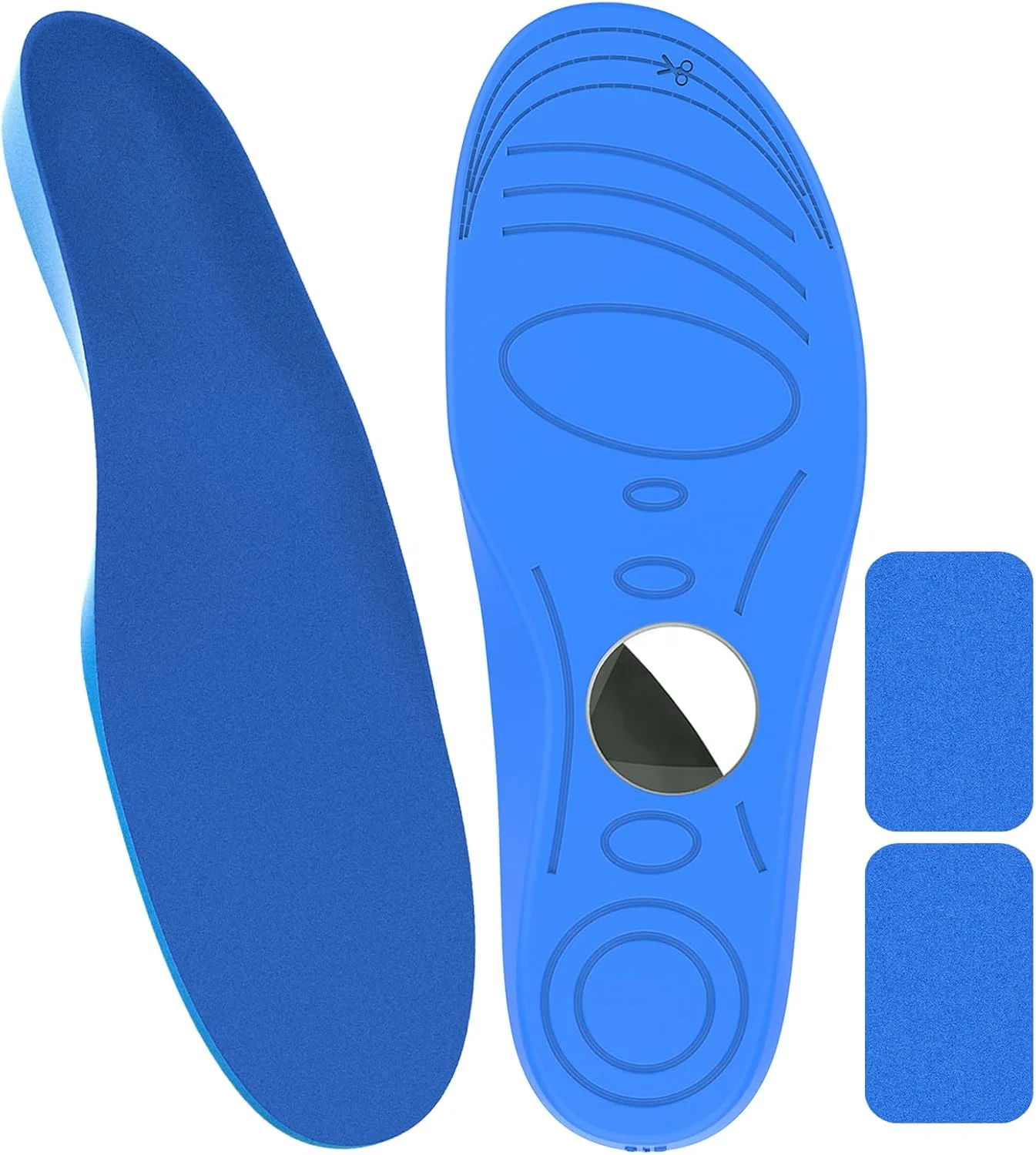 Insoles for Airtag Hidden Holder, Tracker Devise Case for Kids, Adults and Elderly, Comfortable Inserts for Shoes, Blue Insoles for Airtag Hidden Holder, Tracker Devise Case for Kids, Adults and Elderly, Comfortable Inserts for Shoes, Blue