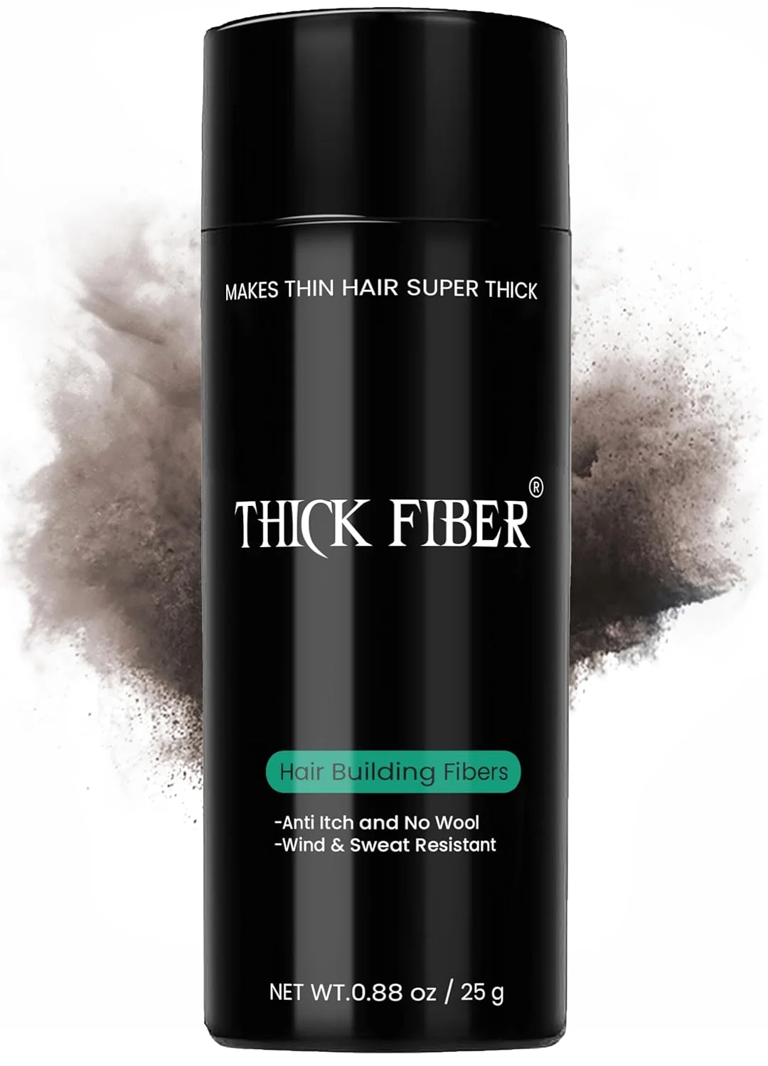 Hair Fibers for Thinning Hair & Bald spots - 25g Bottle - Conceals Hair Loss in Seconds - Hair Powder for Women & Men Hair Fibers for Thinning Hair & Bald spots - 25g Bottle - Conceals Hair Loss in Seconds - Hair Powder for Women & Men
