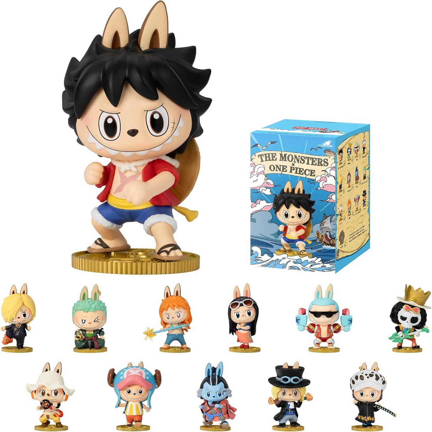 The Monsters × One Piece Series Figures