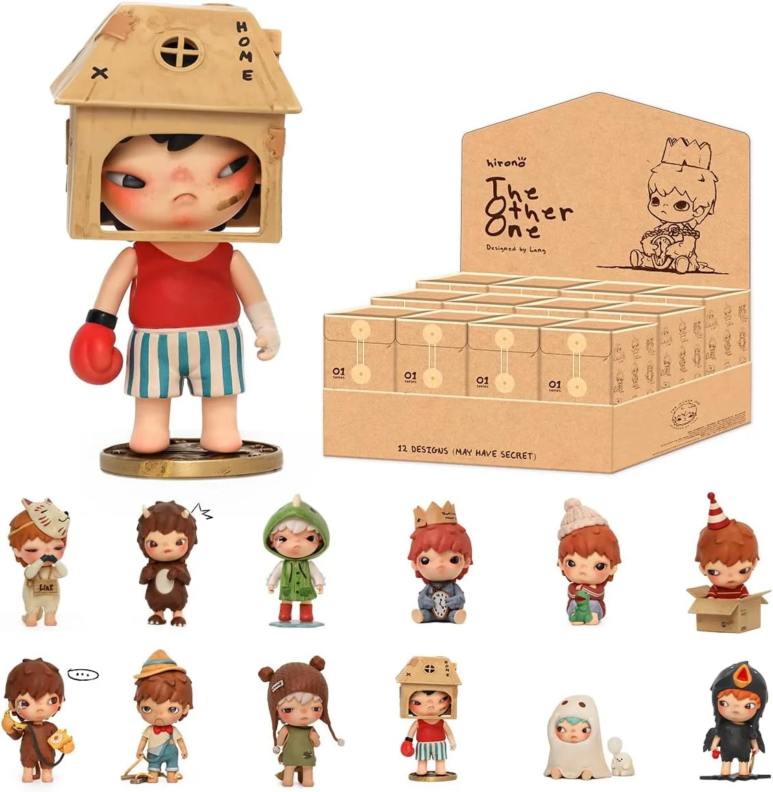Whole Set, POP MART Hirono The Other One Blind Box Figures, Random Design Box Toys for Modern Home Decor, Collectible Toy Set for Desk Accessories, 12PC Whole Set, POP MART Hirono The Other One Blind Box Figures, Random Design Box Toys for Modern Home Decor, Collectible Toy Set for Desk Accessories, 12PC