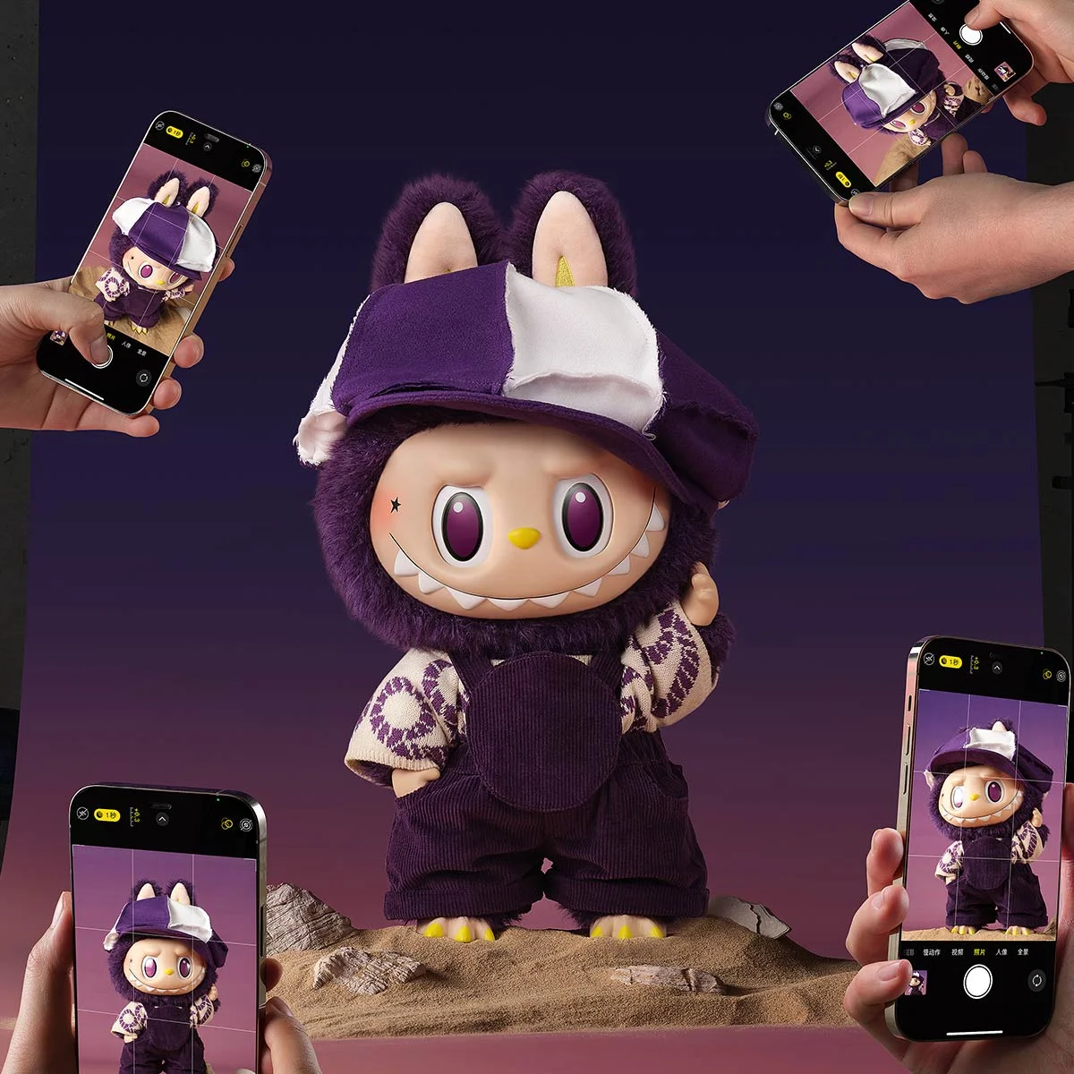 Pop Mart Labubu X Pronounce Be Fancy Now Vinyl Figure Kawaii Anime 40cm Plush Doll Action Figurine Collectible Gifts Model Pop Mart Labubu X Pronounce Be Fancy Now Vinyl Figure Kawaii Anime 40cm Plush Doll Action Figurine Collectible Gifts Model