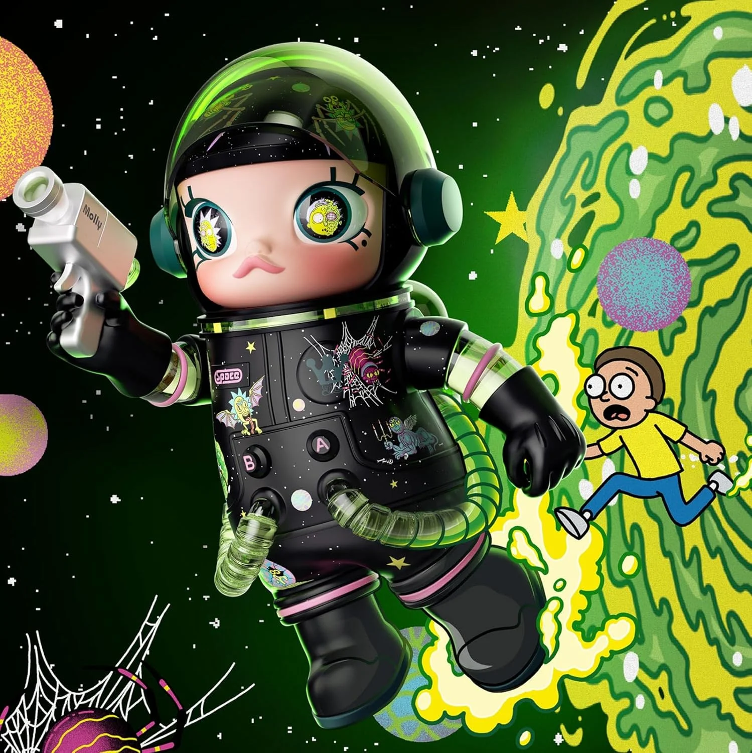 POP MART MEGA Space Molly 400% Rick and Morty, 11.61 Inch Height, Toys for Modern Home Décor, Collectible Art Toy POP MART MEGA Space Molly 400% Rick and Morty, 11.61 Inch Height, Toys for Modern Home Décor, Collectible Art Toy