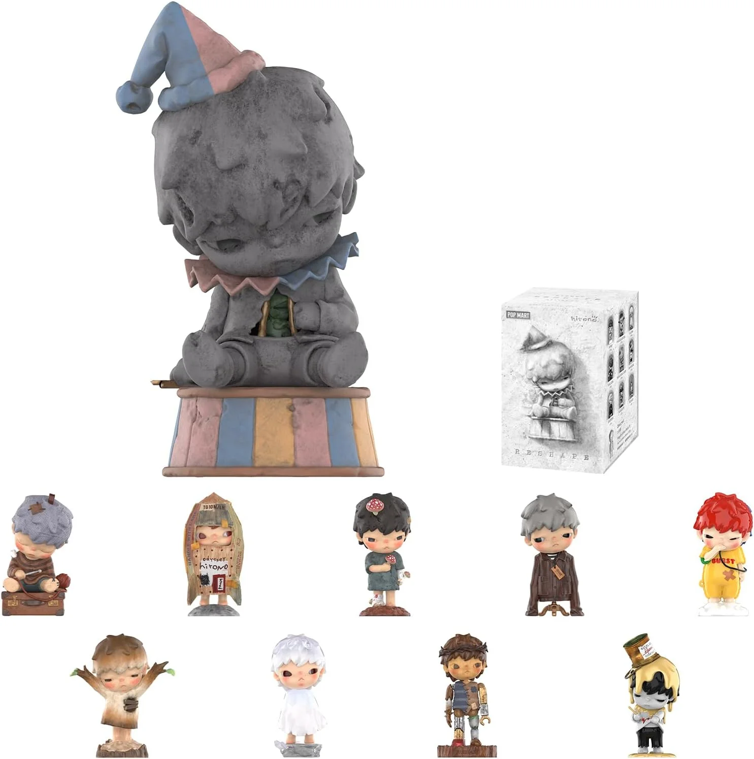 Whole Set, POP MART HIRONO Reshape Series Figures, 9PCs HIRONO Blind Box Figures, Random Design Action Figures Collectible Toys Home Decorations, Holiday Birthday Gifts for Girls and Boys Whole Set, POP MART HIRONO Reshape Series Figures, 9PCs HIRONO Blind Box Figures, Random Design Action Figures Collectible Toys Home Decorations, Holiday Birthday Gifts for Girls and Boys