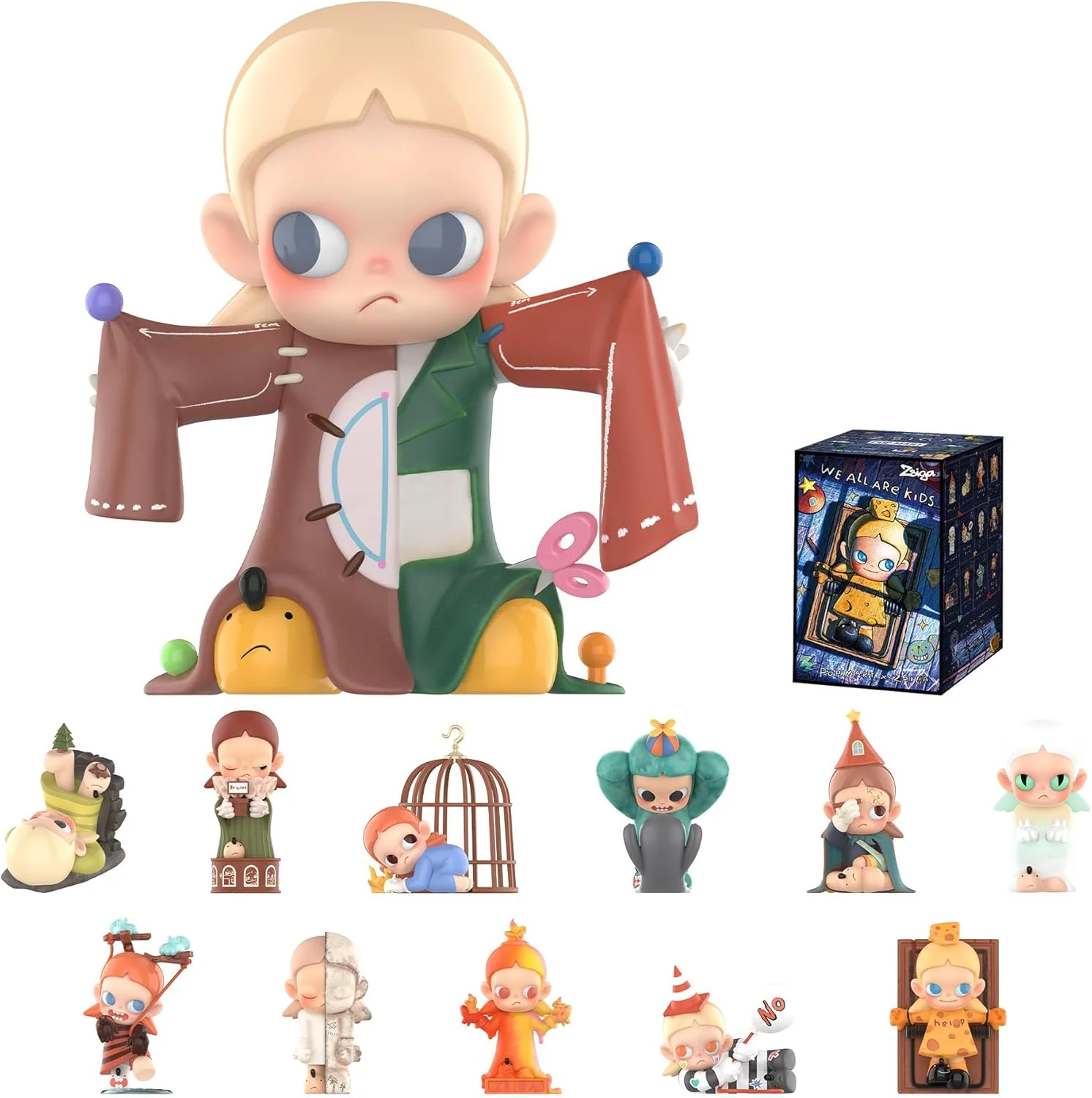 Whole Set, POP MART Zsiga We All are Kids Series Figures, 12PCs Zsiga Blind Box Figures, Random Design Action Figures Collectible Toys Home Decorations, Holiday Birthday Gifts Whole Set, POP MART Zsiga We All are Kids Series Figures, 12PCs Zsiga Blind Box Figures, Random Design Action Figures Collectible Toys Home Decorations, Holiday Birthday Gifts