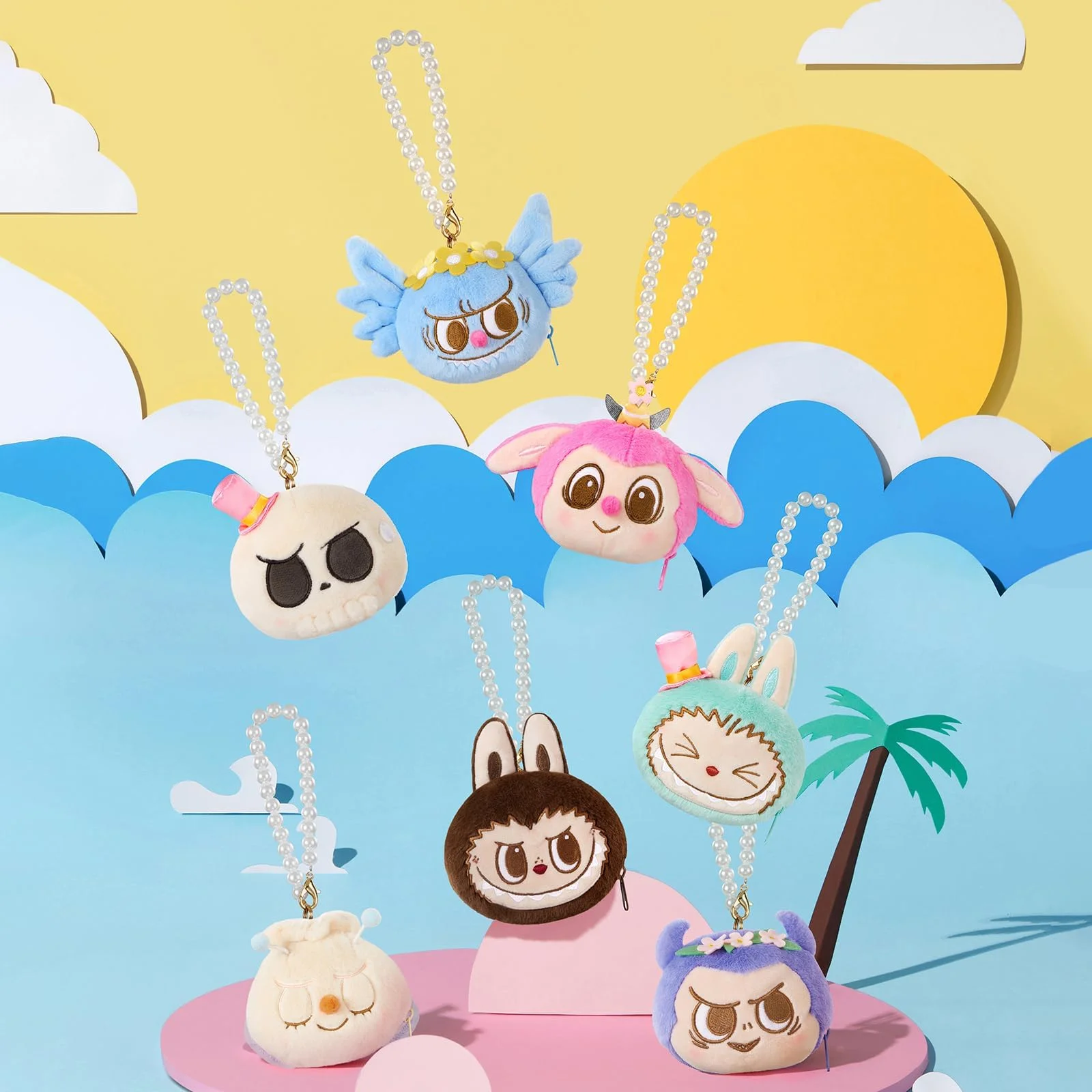 POP MART THE MONSTERS Party Series-Reversible Plush Blind Box, THE MONSTERS Blind Box Figures POP MART THE MONSTERS Party Series-Reversible Plush Blind Box, THE MONSTERS Blind Box Figures