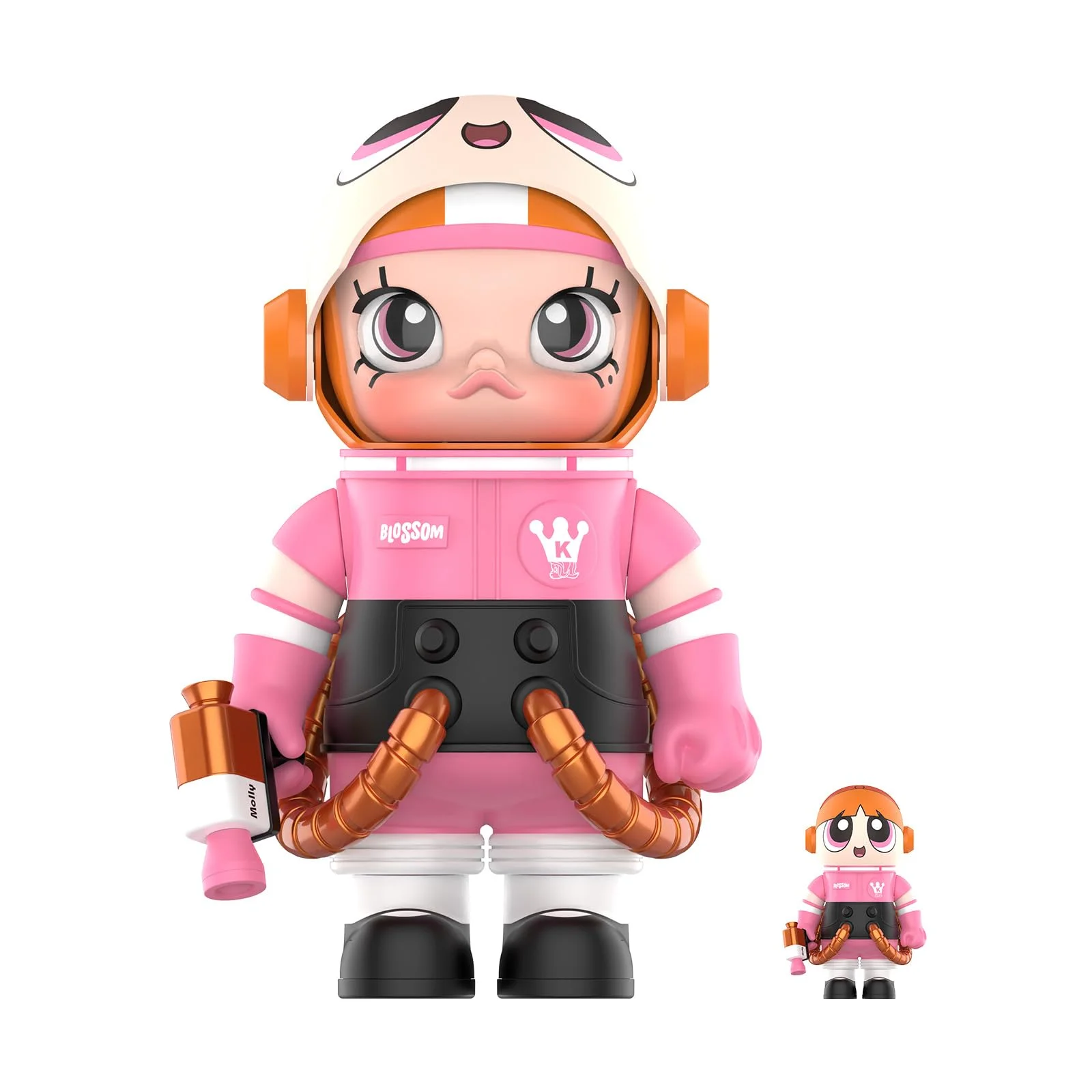 POP MART MEGA Space Molly 400%+100% The Powerpuff Girls-Blossom Collection Figurine, 400%: 11.8 Inch+100%: 2.76 Inch Height, Toys for Modern Home Décor, Collectible Art Toy POP MART MEGA Space Molly 400%+100% The Powerpuff Girls-Blossom Collection Figurine, 400%: 11.8 Inch+100%: 2.76 Inch Height, Toys for Modern Home Décor, Collectible Art Toy