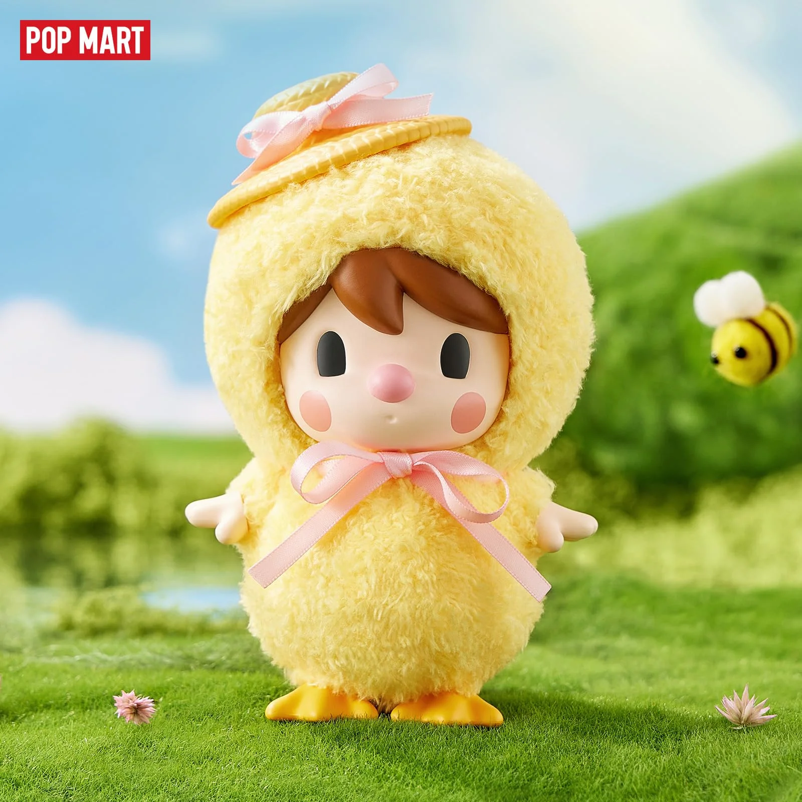 POP MART Sweet Bean Plush Duckling Figurine, for Morden Home Decoration, Collectible Toy for Desk Accessories POP MART Sweet Bean Plush Duckling Figurine, for Morden Home Decoration, Collectible Toy for Desk Accessories