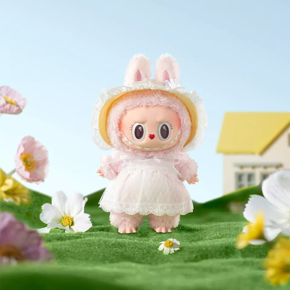 Pop Mart The Monsters Mokoko Fall Into Spring Vinyl Plush Doll Designer Toy Figure 38cm Limited Edition Pop Mart The Monsters Mokoko Fall Into Spring Vinyl Plush Doll Designer Toy Figure 38cm Limited Edition